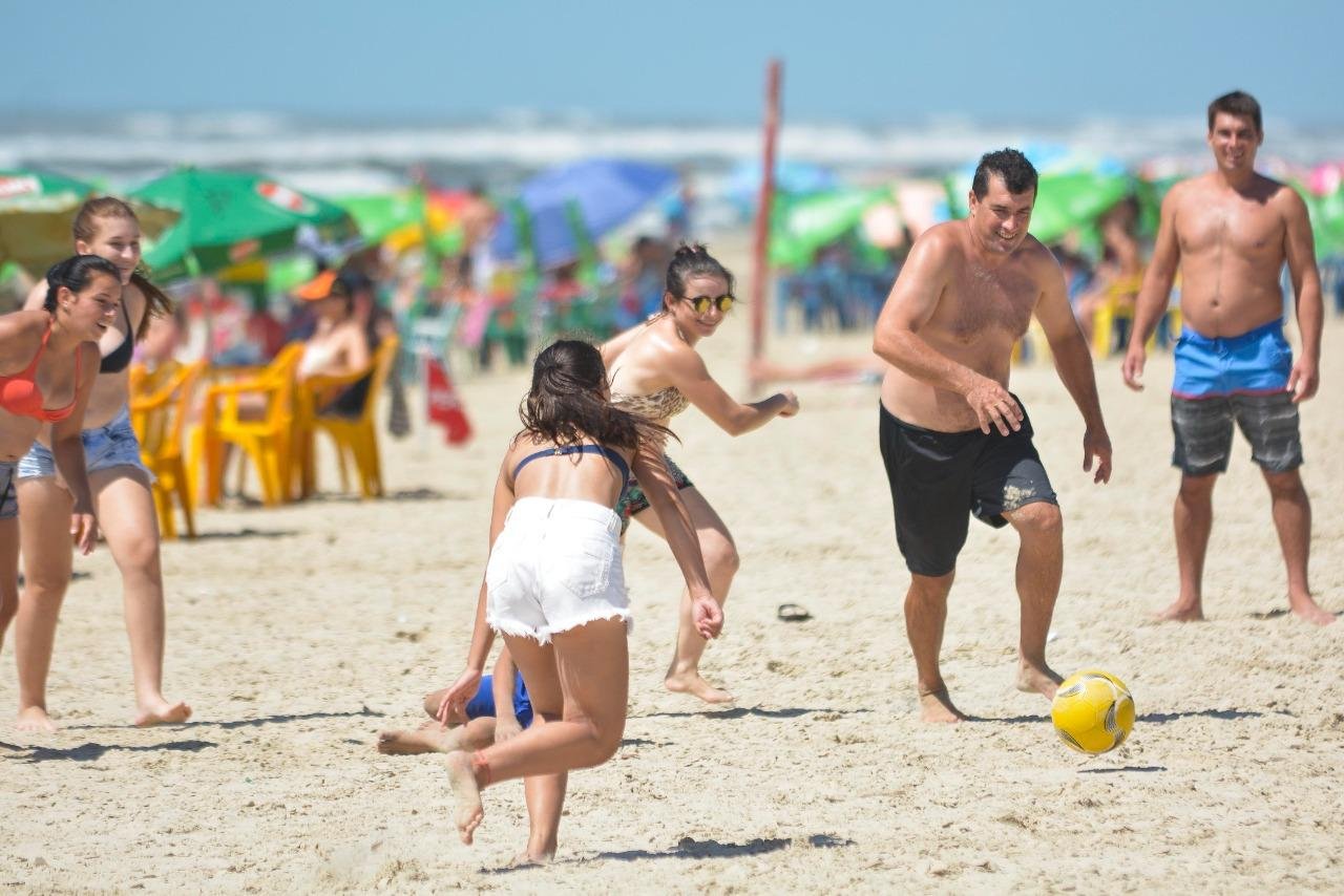 Cen&aacute;rio se mostrou favor&aacute;vel com temperatura agrad&aacute;vel e sem a presen&ccedil;a do t&iacute;pico vento forte do Litoral Norte