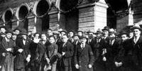 Delegados que participaram do Congresso Socialista de Livorno.