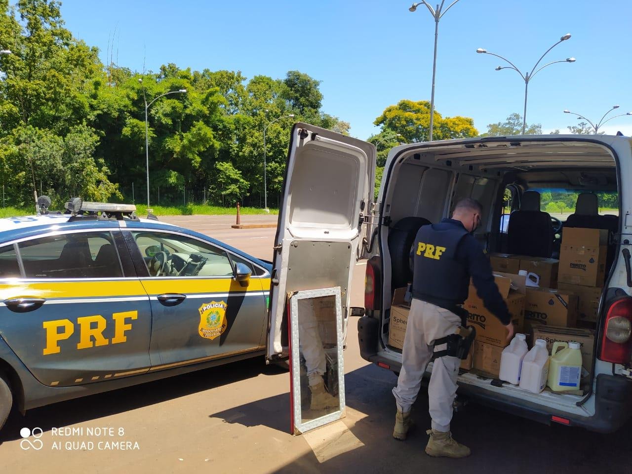 Homem de 26 anos, natural de Passo Fundo, estava transportando os produtos qu&iacute;micos de forma clandestina, da fronteira da Argentina at&eacute; a sua cidade natal