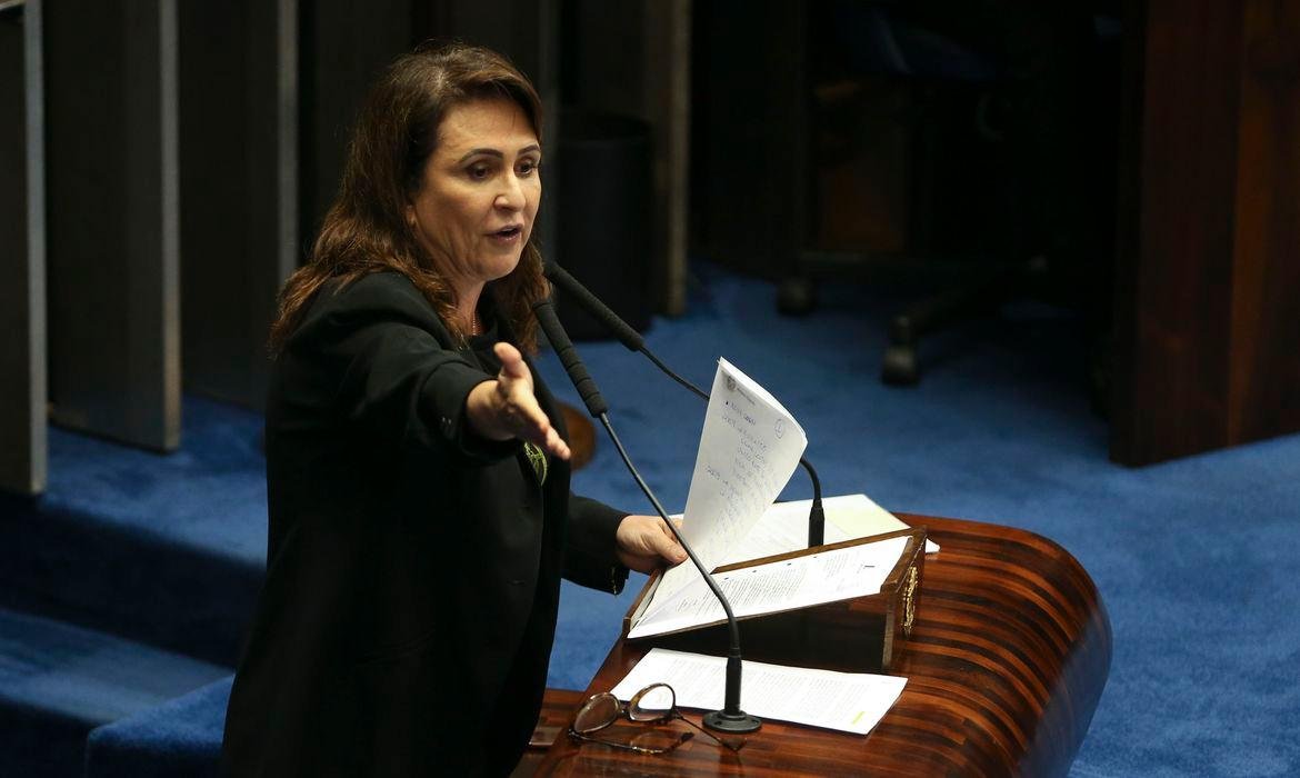 K&aacute;tia Abreu foi candidata &agrave; vice-presid&ecirc;ncia na chapa de Ciro Gomes em 2018