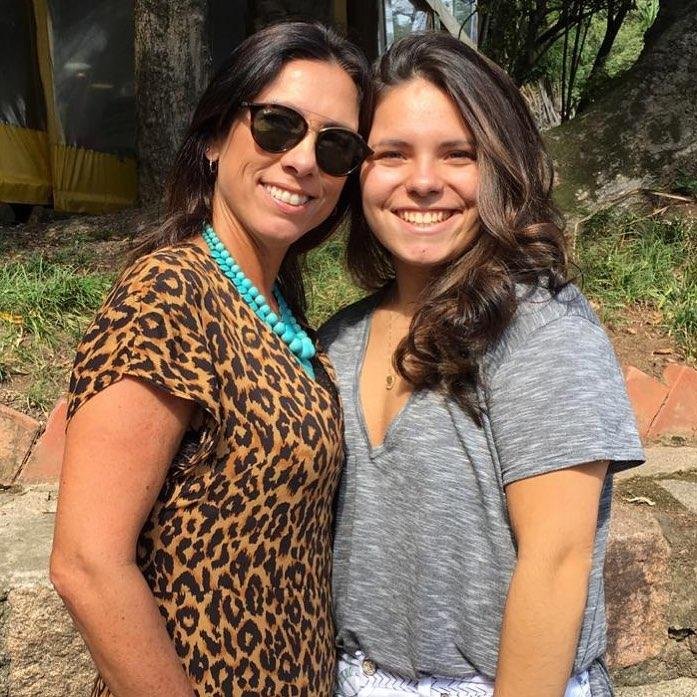 Marcia Petrini e Carmela Vargas, presen&ccedil;as no domingo do Tartare