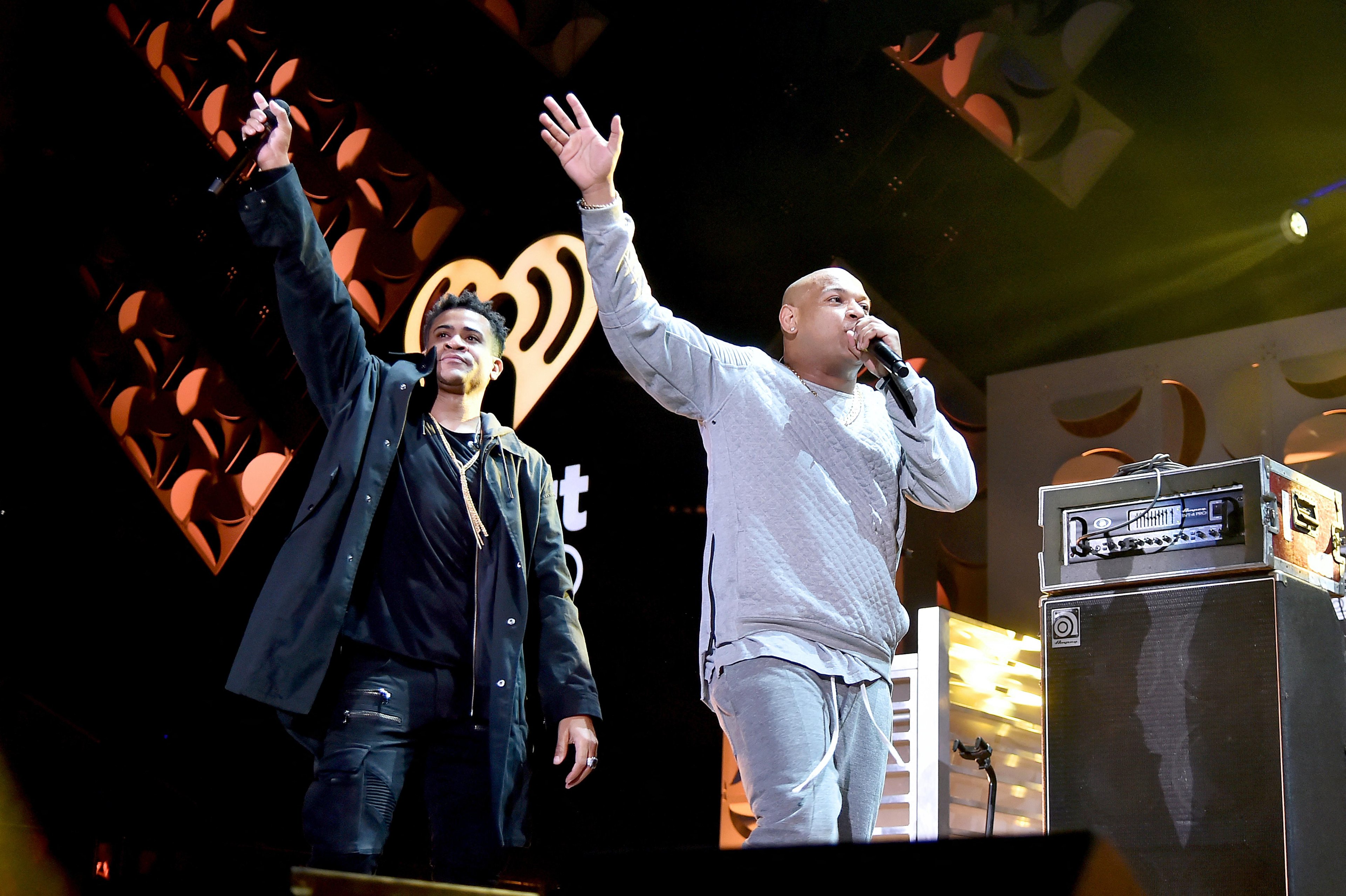 Banda de reggaeton cubana Gente de Zona no 2019 iHeartRadio Festa Latina
