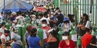 América Latina é a segunda região mais atingida pela pandemia, e também onde mais faltam cilindros de oxigênio