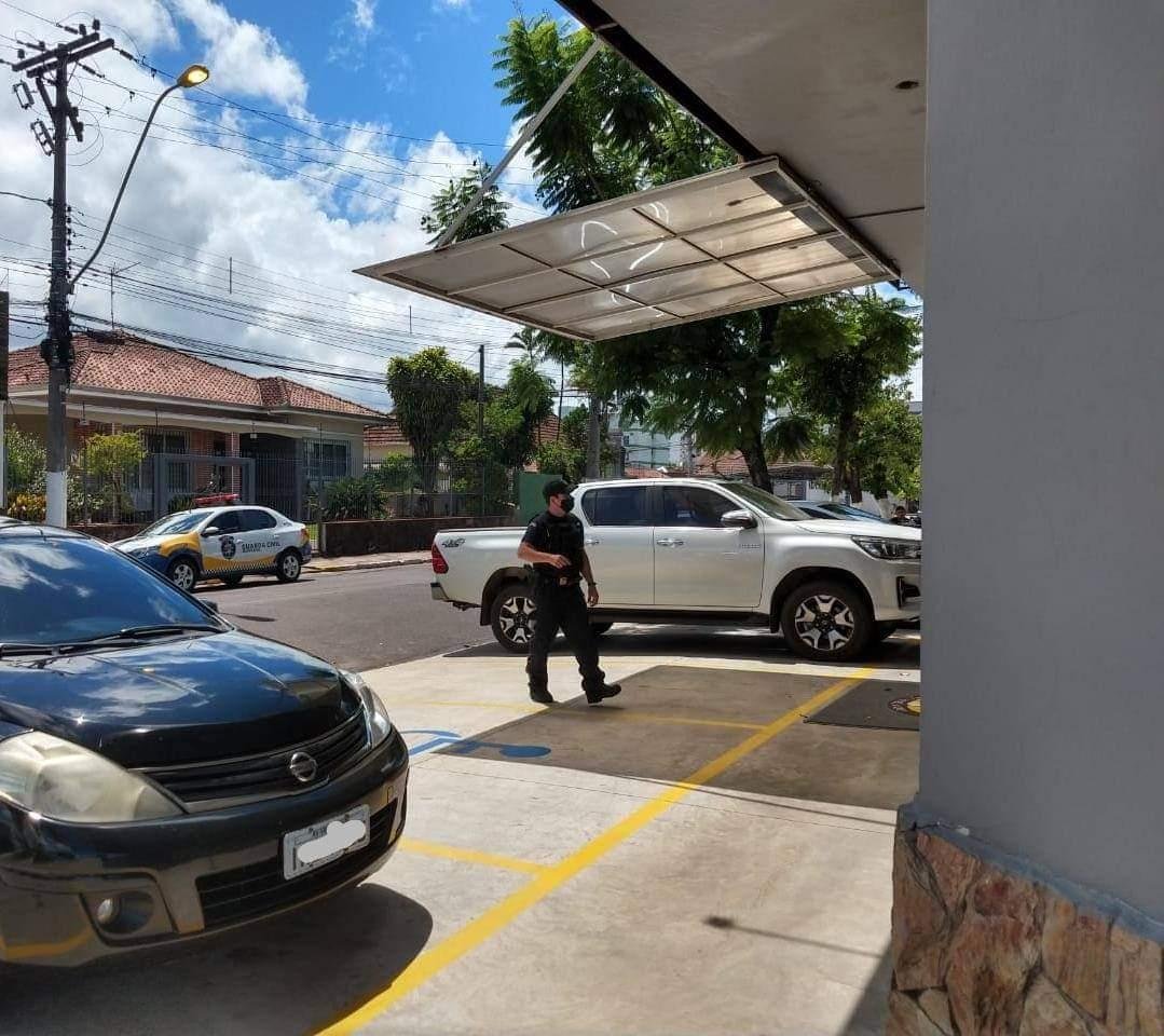 A a&ccedil;&atilde;o contou com apoio operacional da Guarda Civil Municipal
