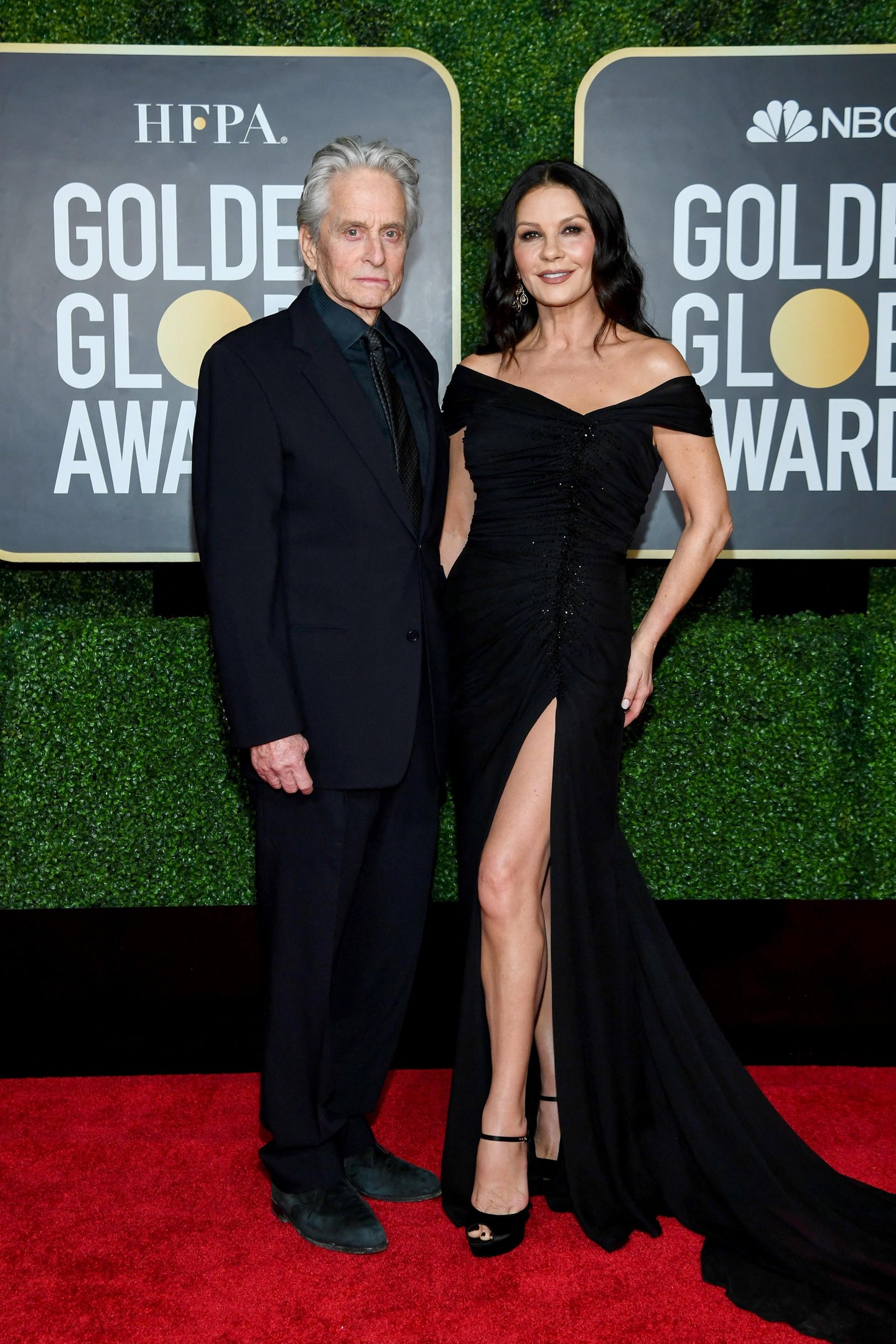 Michael Douglas e Catherine Zeta-Jones no Globo de Ouro