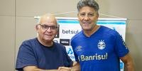 Assinatura do contrato até o final do ano foi realizada em Atibaia, onde o Grêmio se prepara para a decisão contra o Palmeiras