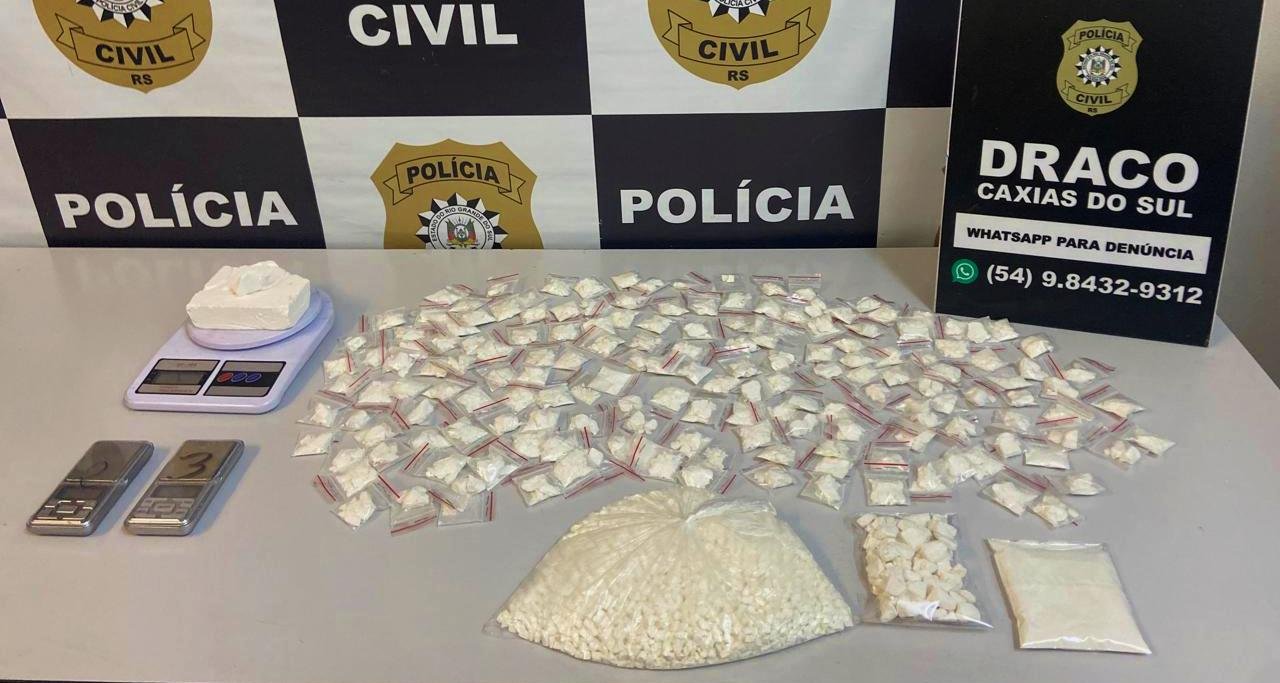 Coca&iacute;na do tipo escama de peixe, que tem alto grau de pureza, foi apreendida
