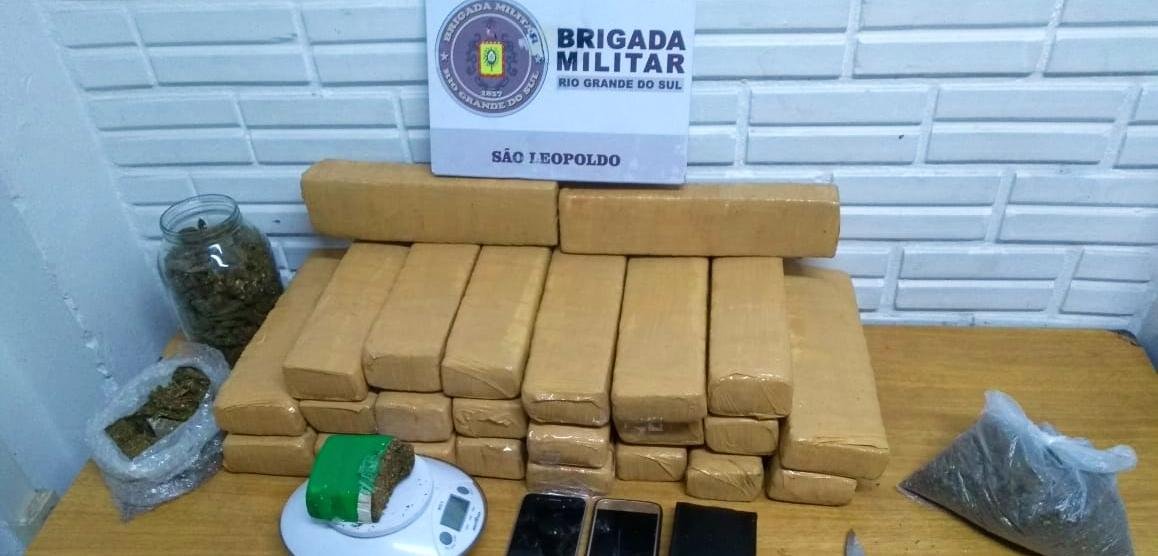 Traficante foi preso em flagrante com o entorpecente
