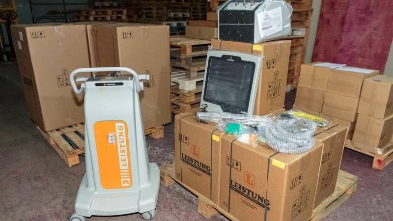 Equipamentos chegaram ao Estado na noite deste s&aacute;bado