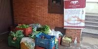 Alimentos que seriam comercializados na feira em Bento Gonçalves foram distribuídos para entidades assistenciais