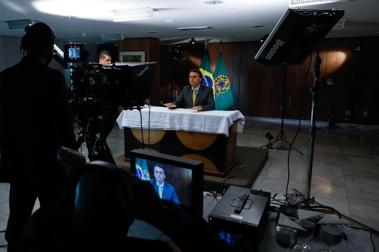 Bolsonaro fez pronunciamento nesta ter&ccedil;a-feira