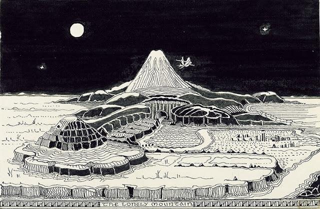 Este e outros desenhos integram a a primeira edi&ccedil;&atilde;o de &ldquo;O Hobbit&rdquo;, j&aacute; publicado