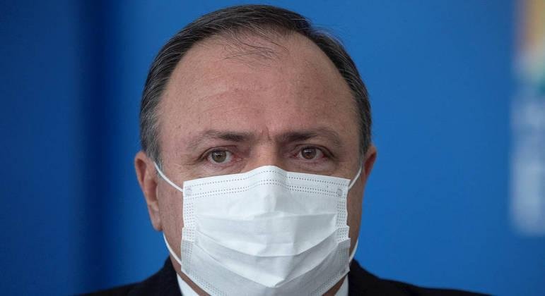 Eduardo Pazuello durante evento em Bras&iacute;lia