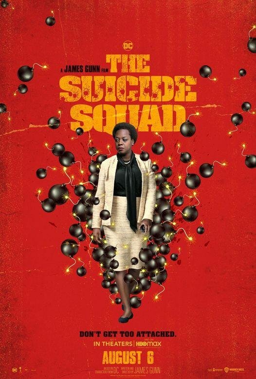 Cartazes individuais dos personagens tamb&eacute;m foram lan&ccedil;ados. Este &eacute; do personagem de Viola Davis