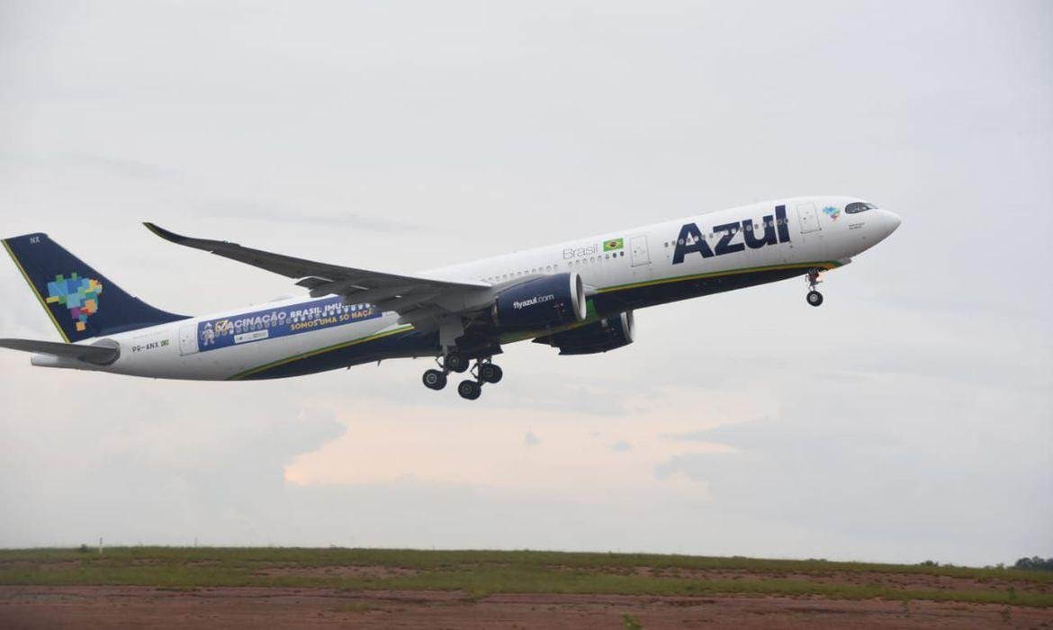 A viagem ser&aacute; realizada pela companhia a&eacute;rea Azul
