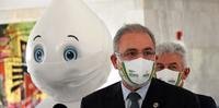 Ministro reforçou importância do uso de máscara