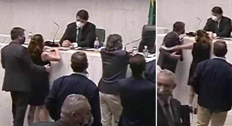 Deputada Isa Penna (PSol) repeliu o deputado Fernando Cury (Cidadania)