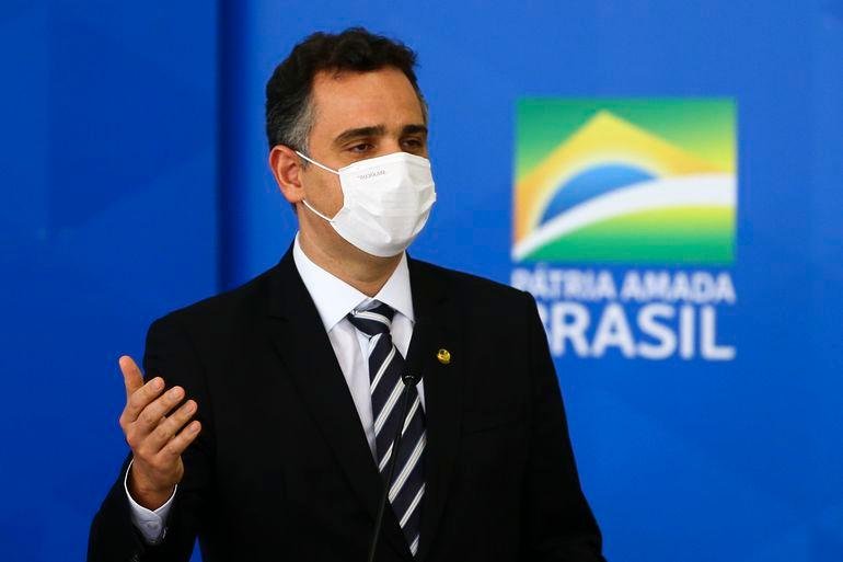 O presidente do Senado, Rodrigo Pacheco