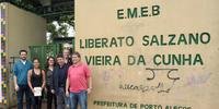 Visita à EMEB Liberato Salzano Vieira da Cunha.