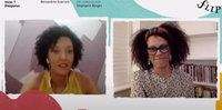 Stephanie Borges e Bernardine Evaristo fizeram a primeira mesa da Flip 2020, realizada no ambiente virtual