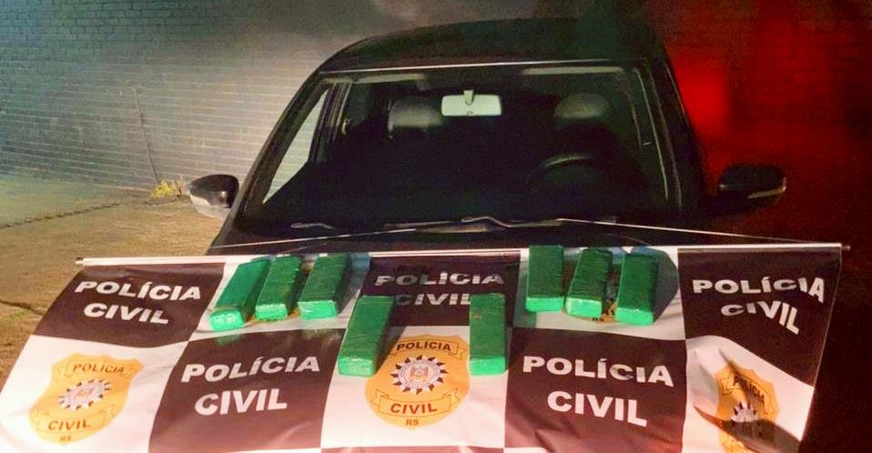 Entorpecente foi localizado em um ve&iacute;culo