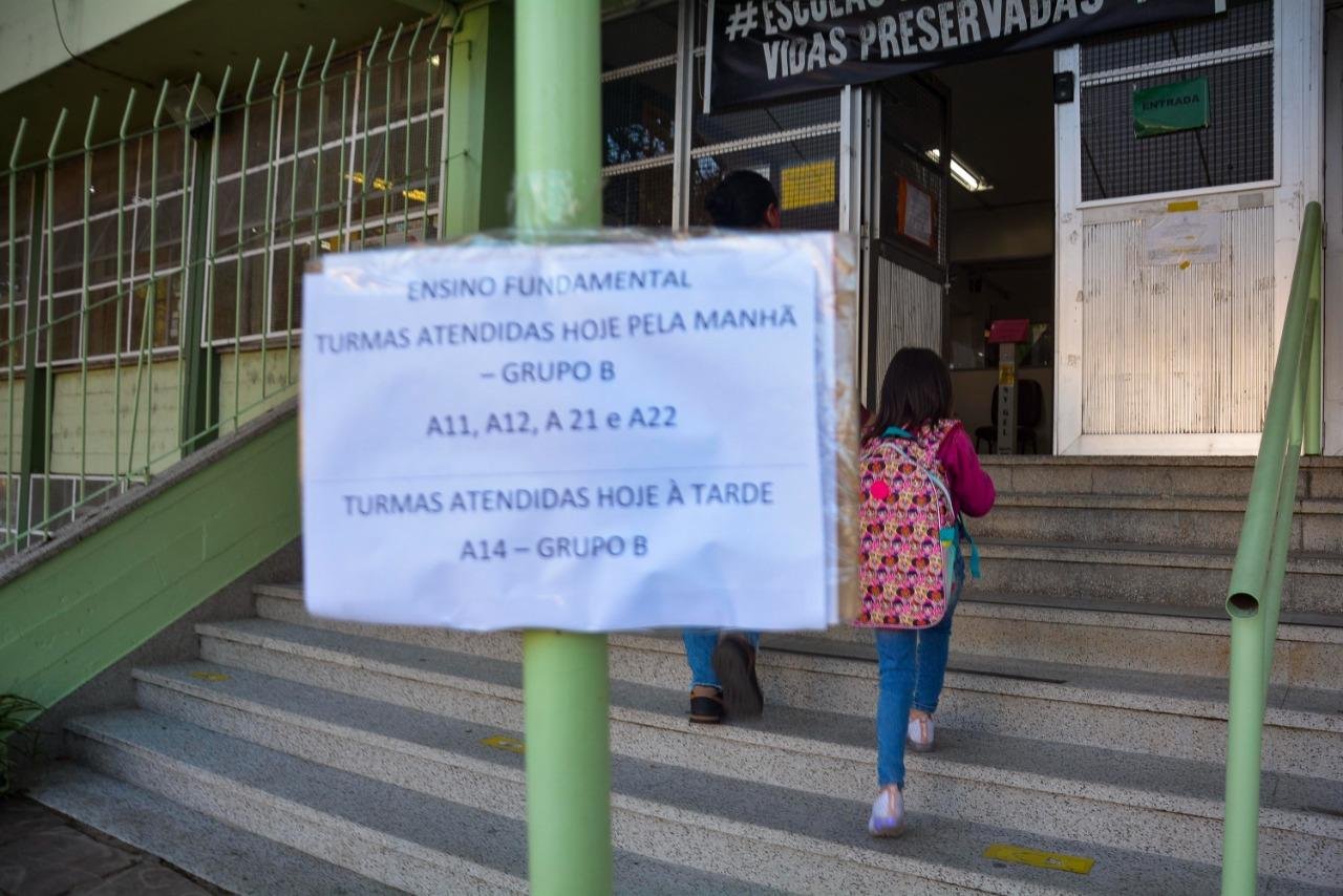 Aulas retomaram na quinta-feira no RS
