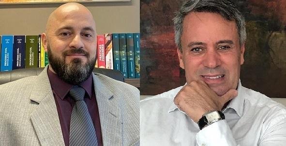 Advogados J&uacute;lio Moraes e Marcelo Becker