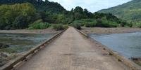 A atual ponte de 127 metros que liga Bento Gonçalves e Cotiporã fica próxima ao leito do rio