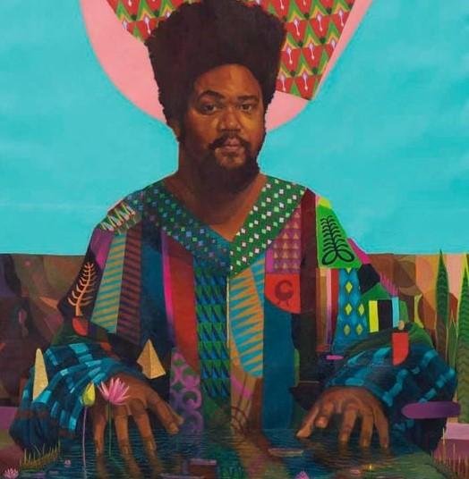 Amaro Freitas: capa do novo &aacute;lbum &eacute; uma pintura realizada pelo Acidum Projec