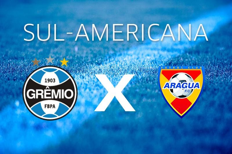 Gr&ecirc;mio busca contra o Aragua a terceira vit&oacute;ria seguida na Copa Sul-Americana para se manter l&iacute;der do grupo H