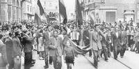 Os fascistas provocavam tumultos por toda a Itália.