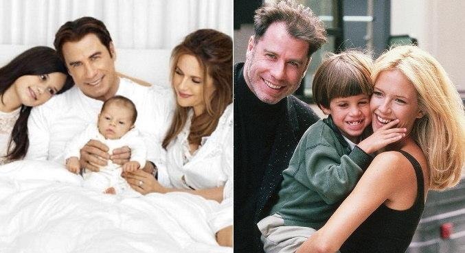 No Instagram, John Travolta relembrou fotos antigas da fam&iacute;lia