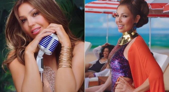 Internautas encheram os coment&aacute;rios do novo v&iacute;deo de Thalia de elogios