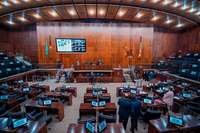 Plenário da Assembleia Legislativa gaúcha, onde os deputados discutem e votam os projetos