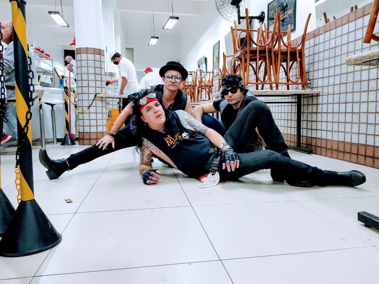 A Lancheria do Parque foi um dos cen&aacute;rios do videoclipe da banda