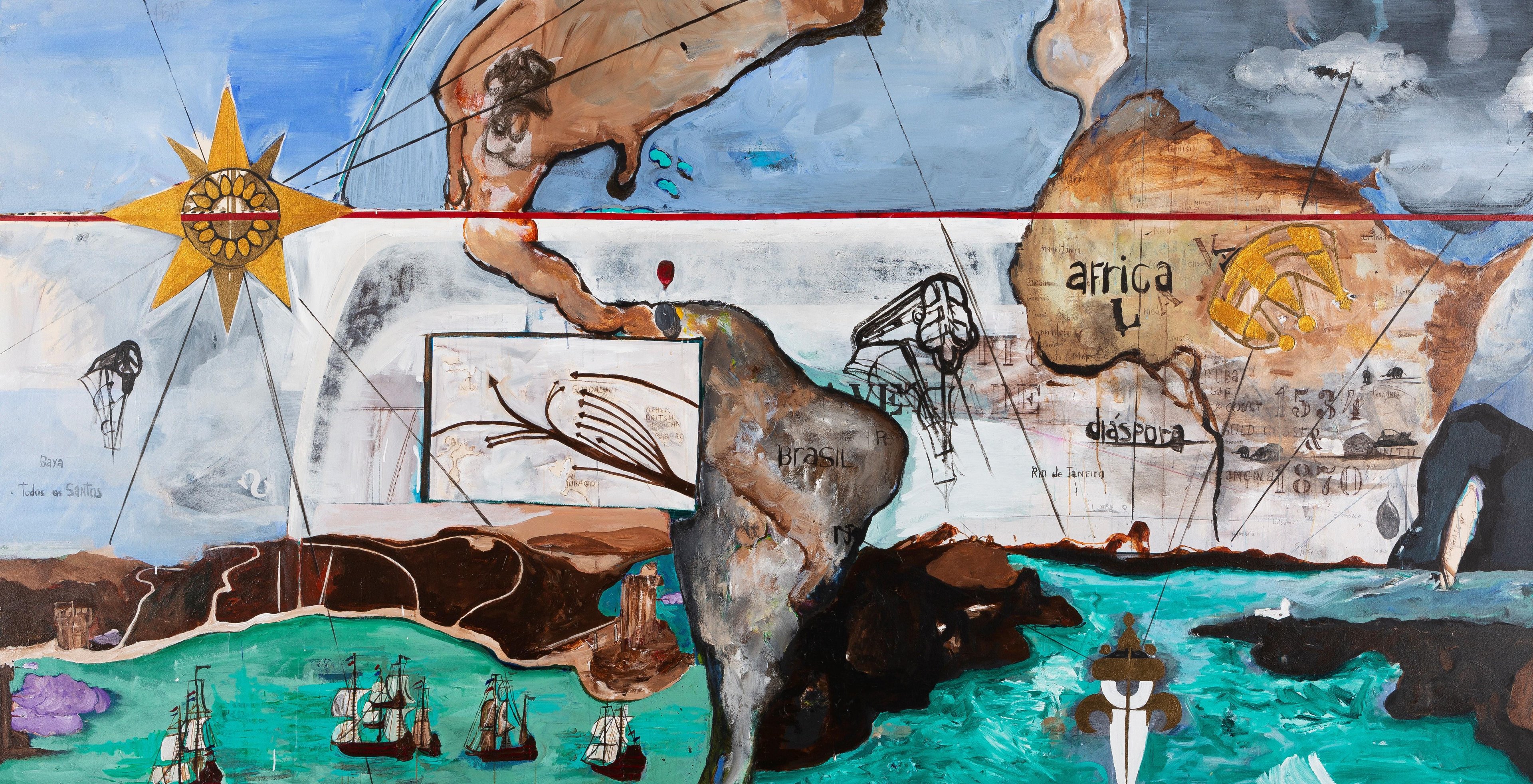 Obra de Arjan Martins (RJ, 2016), um dos artistas selecionados