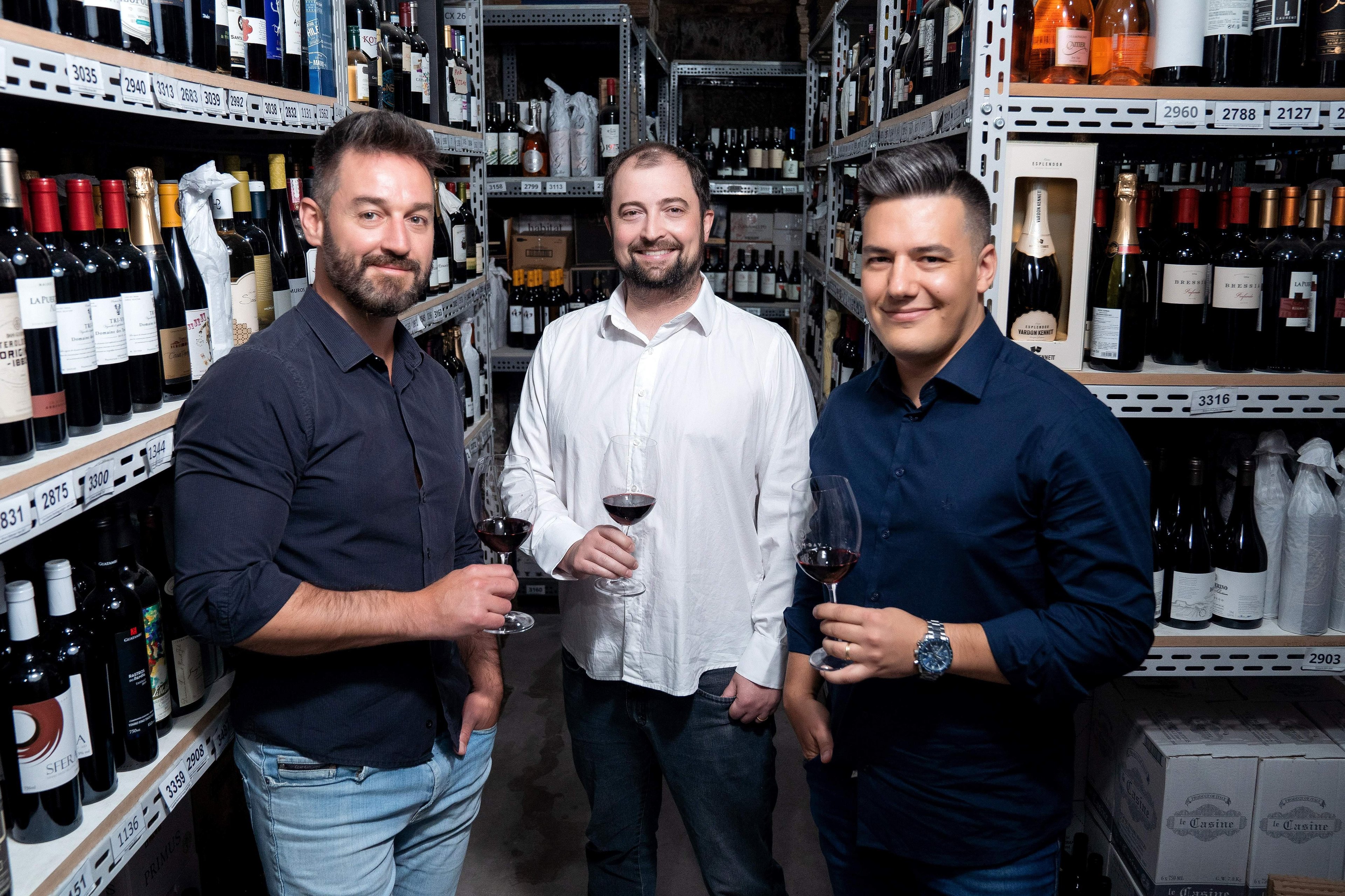 Wagner Cecconello, Thiago Borne e Maur&iacute;cio Ceccon
