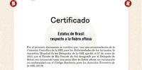 Certificado do Rio Grande do Sul foi recebido na quinta-feira pelo Mapa e enviado ao governo estadual por email