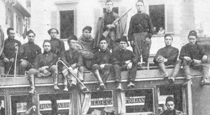 O movimento dos fascistas se ampliava por toda a It&aacute;lia