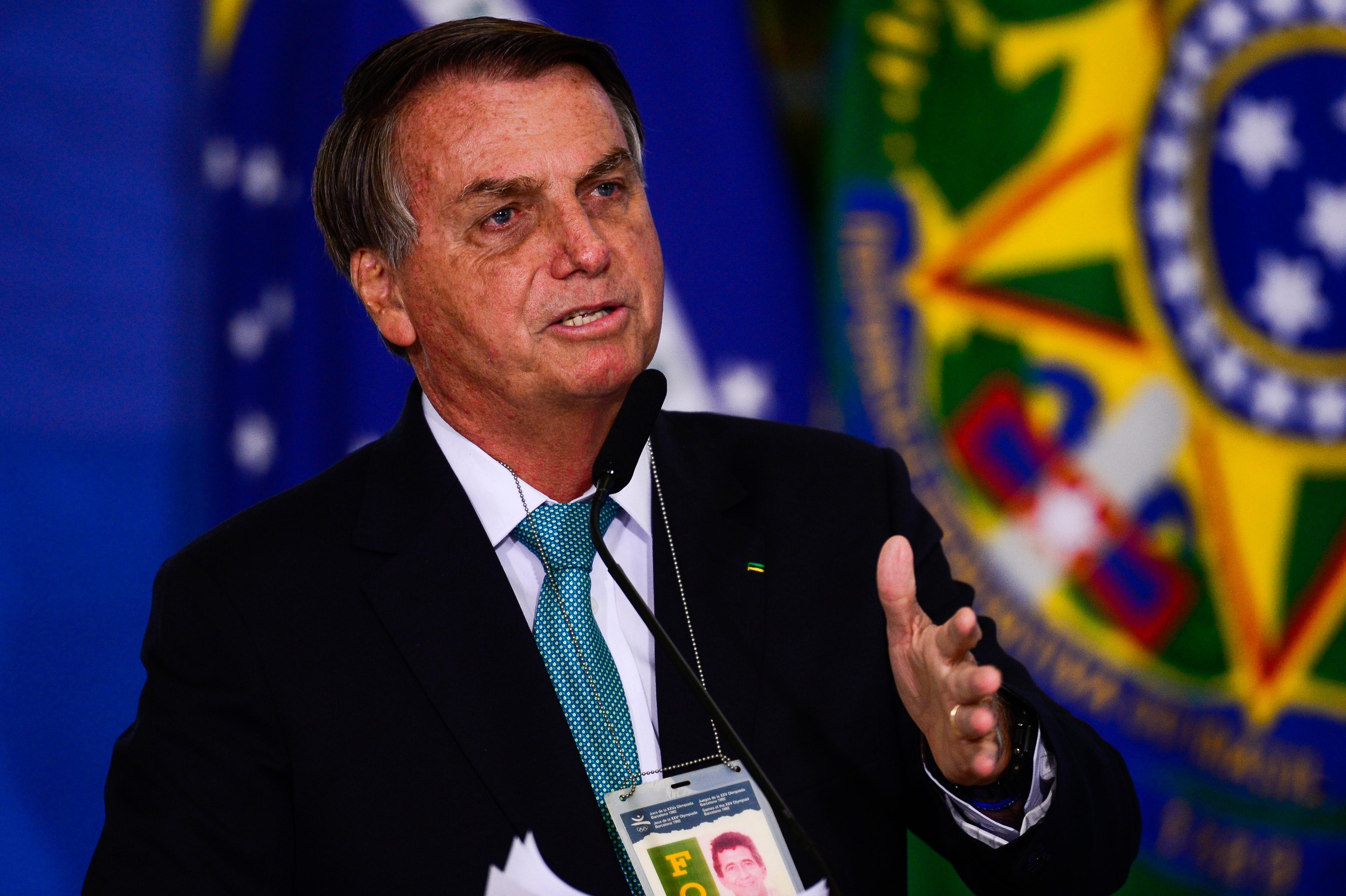 O presidente da rep&uacute;blica Jair Bolsonaro.