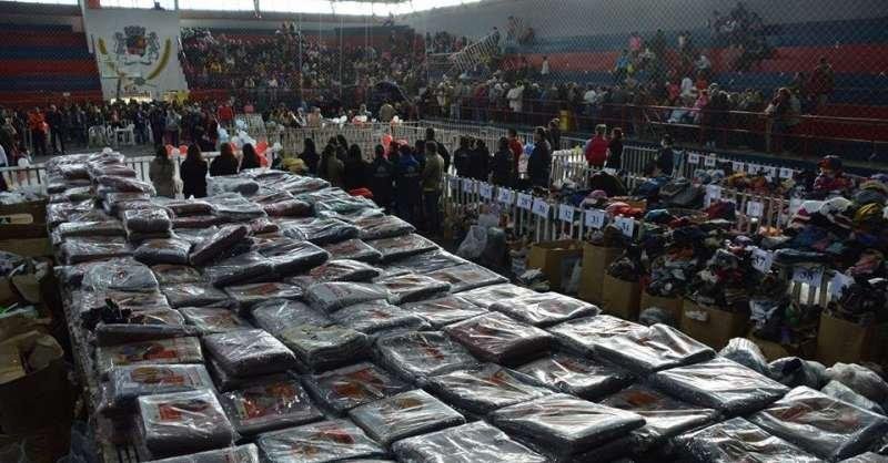 No ano passado foram arrecadados 12 mil agasalhos e 600 cobertores