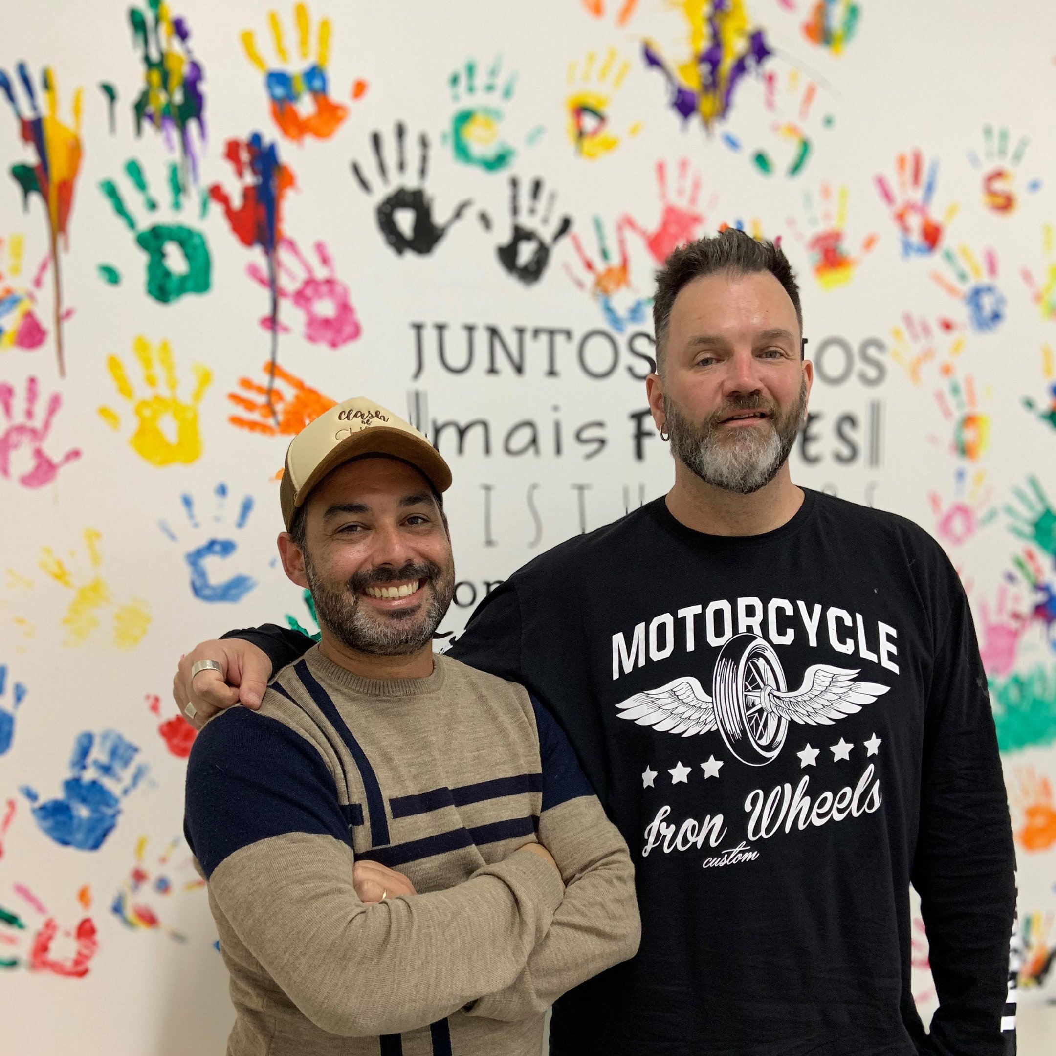 Diretor executivo e idealizador do Clash of Chefs, Anderson Caruso, e o chef Jimmy Ogro