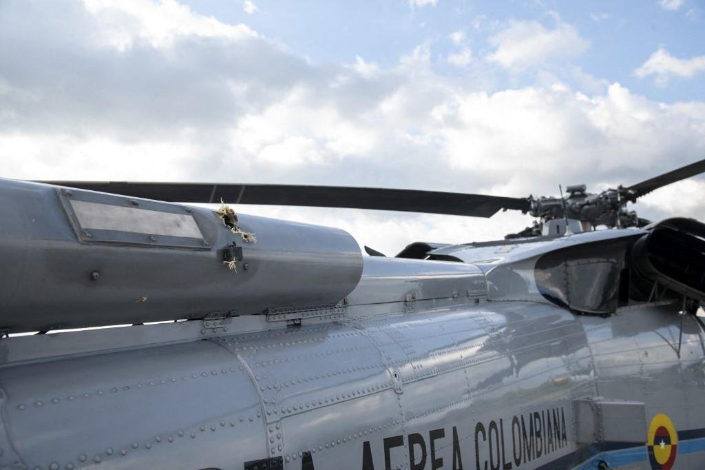 Aeronave da presid&ecirc;ncia foi alvejada