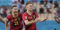 Thorgan Hazard marcou o gol belga sobre Portugal aos 42 minutos do primeiro tempo e classificou para as quartas da Eurocopa 2021