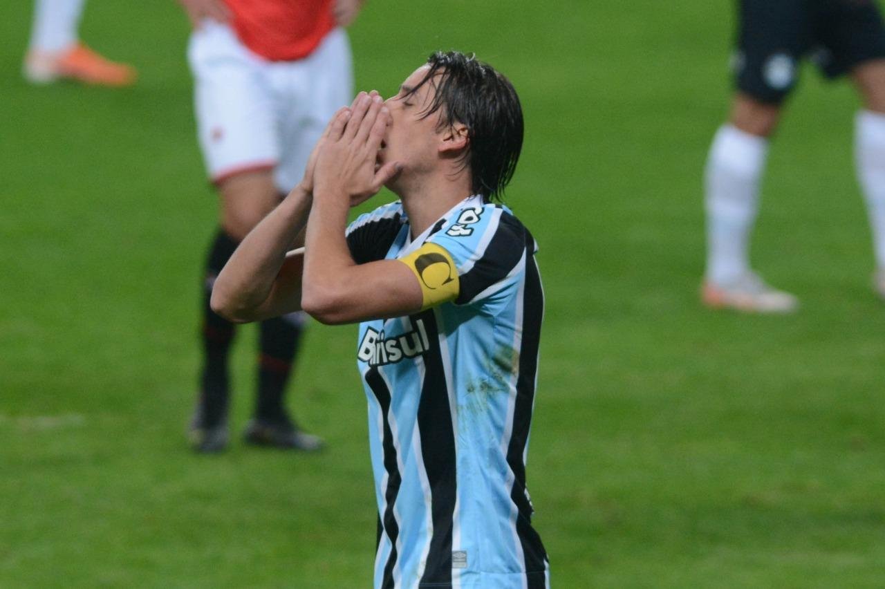 Gr&ecirc;mio somou dois pontos em sete jogos no Brasileir&atilde;o