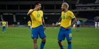 Neymar deu passe e Lucas Paquetá marcou gol da vitória sobre o Peru, que garantiu vaga na final da Copa América