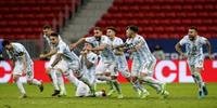 Argentina garantiu vaga na final nos pênaltis