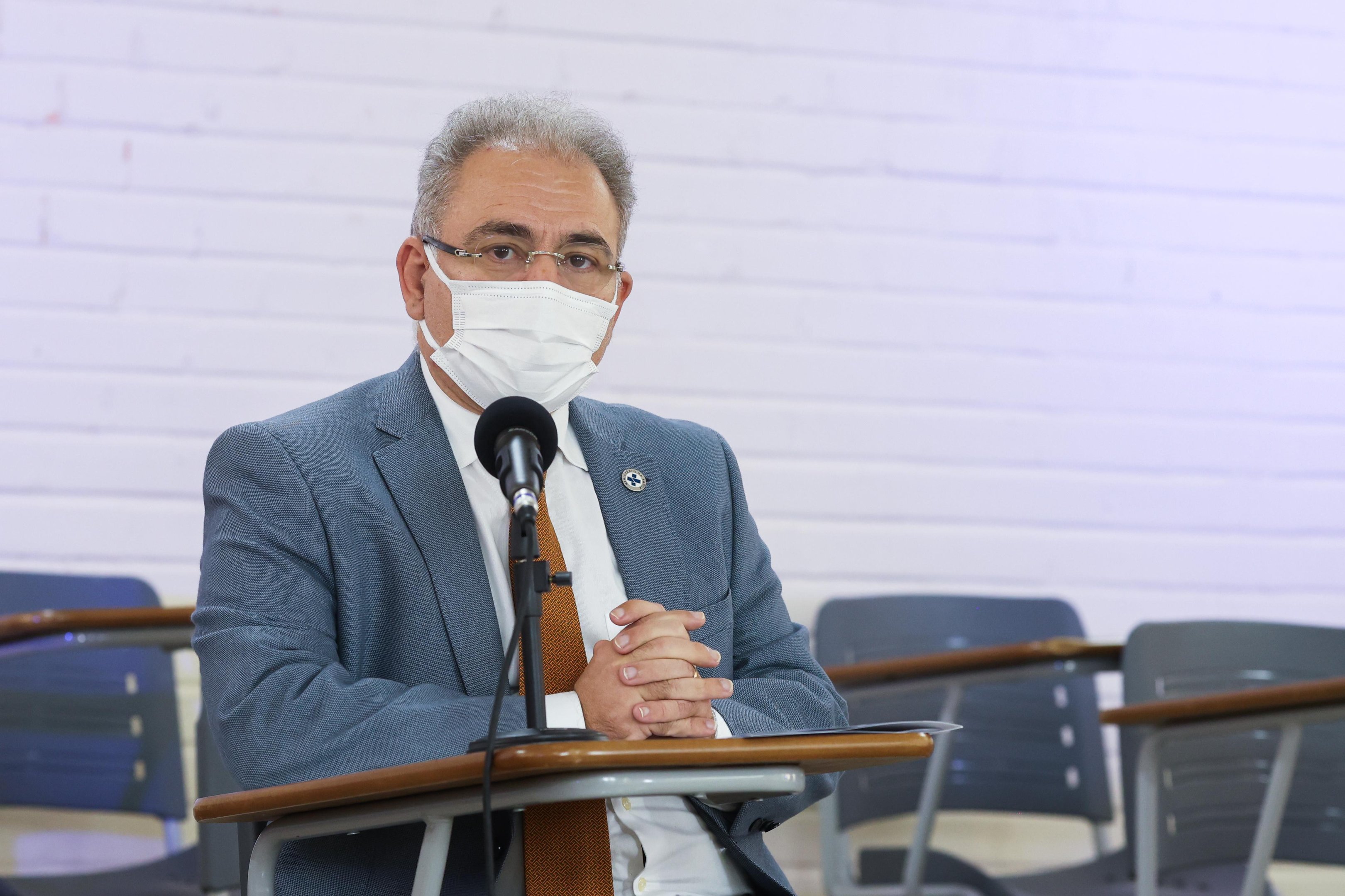 Segundo o ministro da Sa&uacute;de, escassez de vacinas contra a Covid-19 n&atilde;o &eacute; mais um problema enfrentado pelo pa&iacute;s
