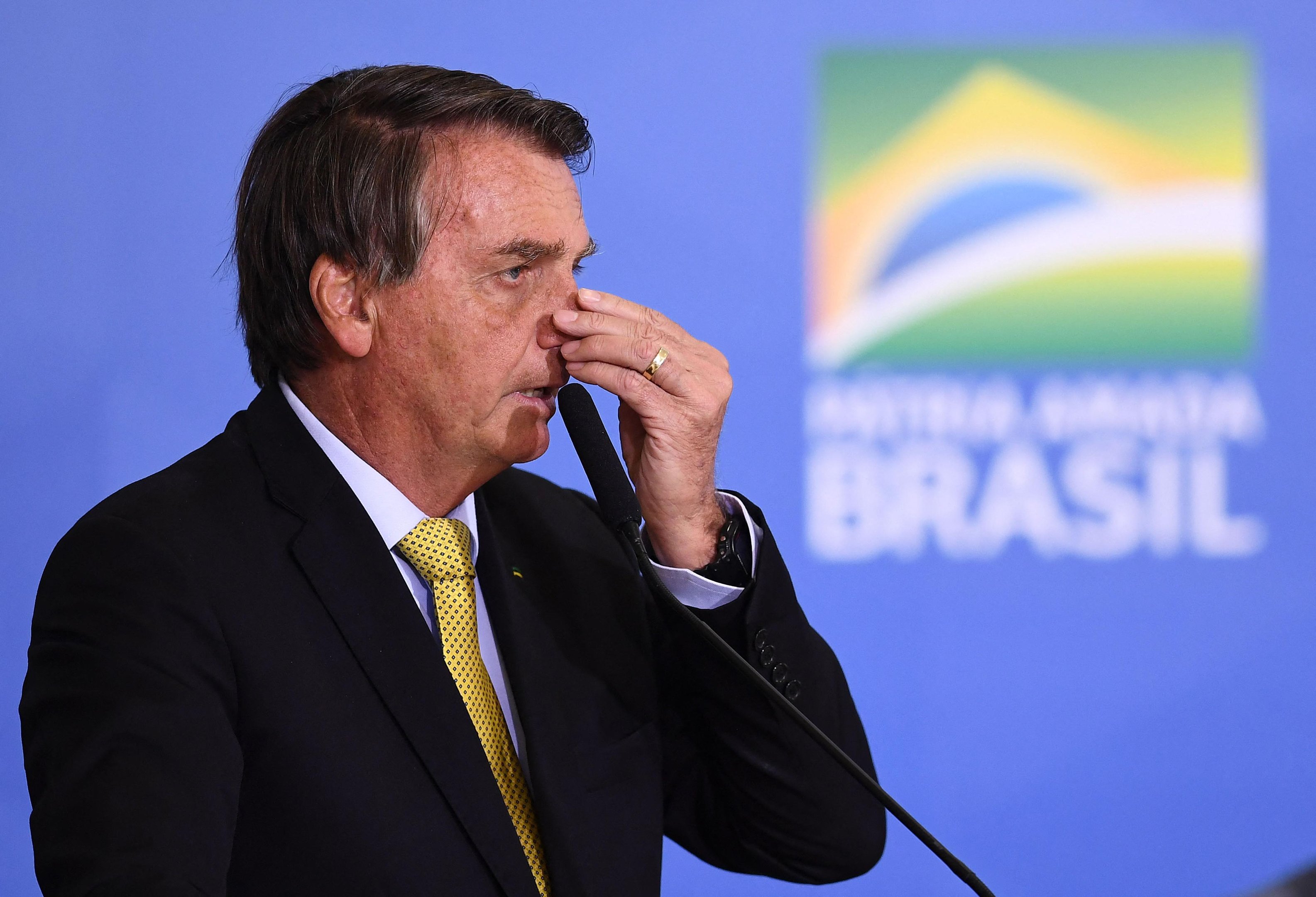 O presidente da rep&uacute;blica, Jair Bolsonaro.