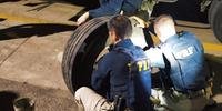 Agentes encontraram 60 quilos de cocaína e 10 de crack dentro de pneus
